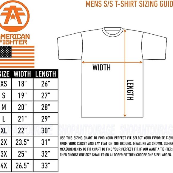 American Fighter Greenbank FM12630 Short Sleeve Graphic Sport T-shirt for Men - Picture 5 of 5